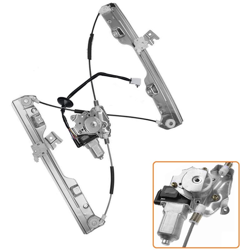 Ameetaa 748-554 Front Left Driver Side Power Window Regulator with Motor Compatible for 2003-2007 Nissan Murano Sport Utility 4-Door 3.5L V6 - Image 4